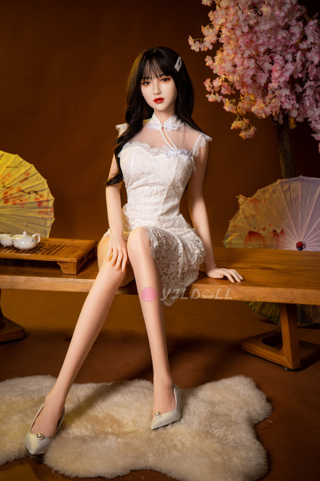 Bambola del sesso Li-Hua (YJL Doll Coppa B da 166 cm n. 826 TPE+silicone)