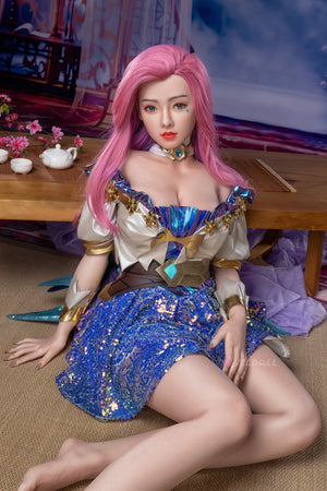 Bambola di sesso fumiko (YJL Doll 158 cm G-CUP #803 TPE+silicone) EXPRESS