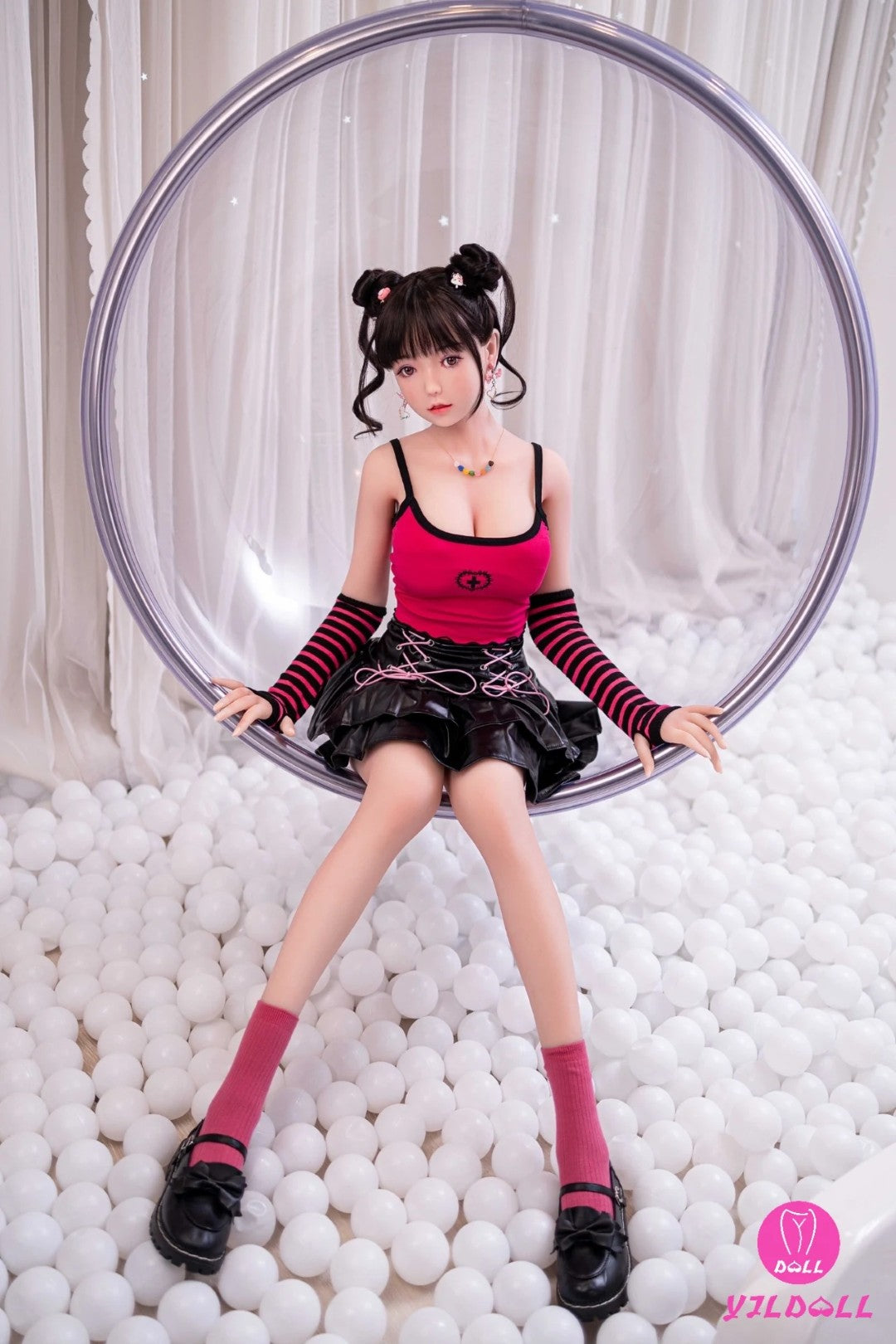 Bambola di sesso aileen (YJL Doll 148 cm D-CUP #386 TPE+silicone)