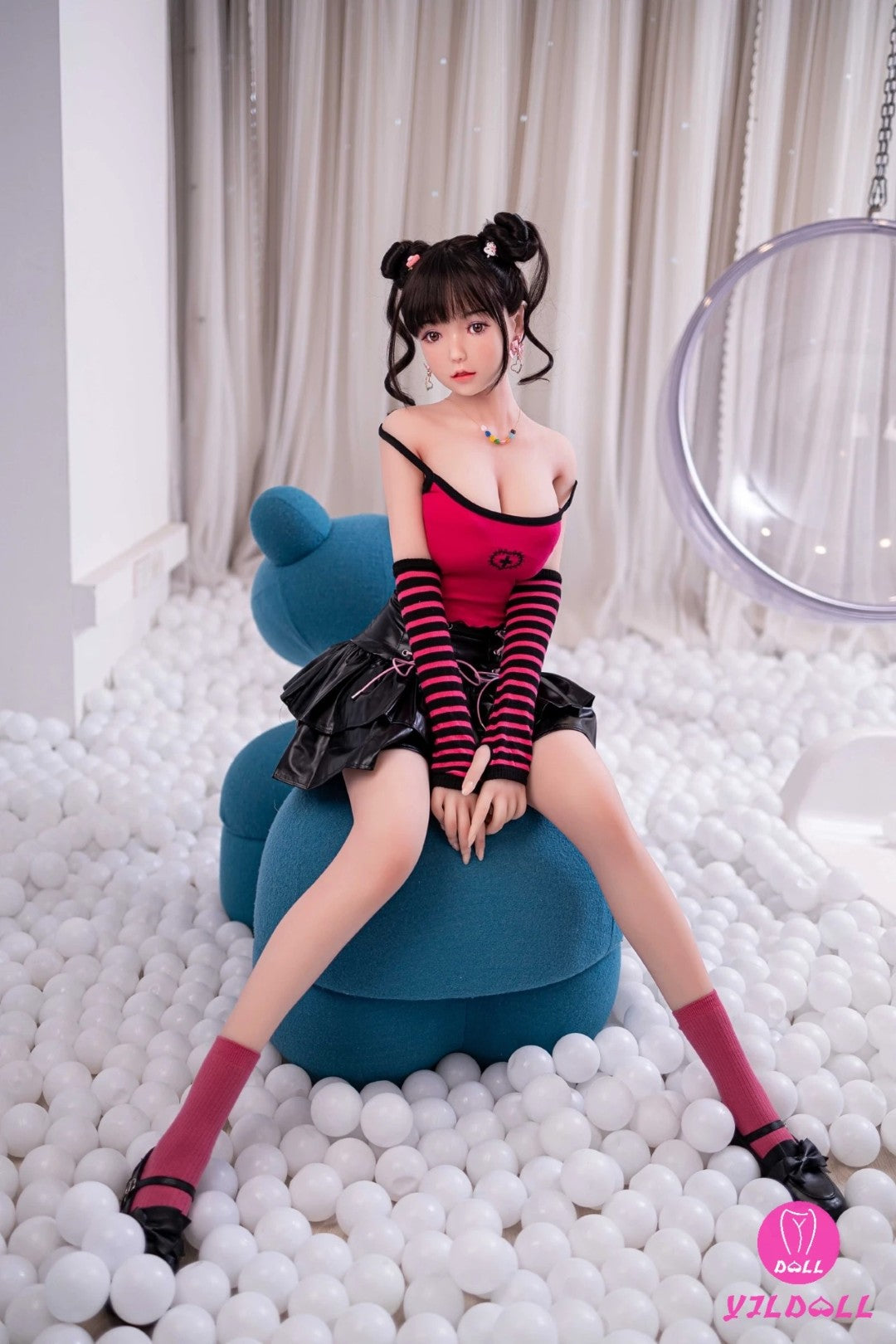 Bambola di sesso aileen (YJL Doll 148 cm D-CUP #386 TPE+silicone)