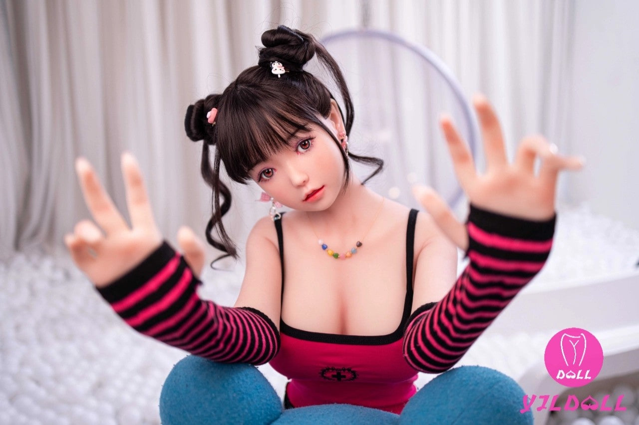 Bambola di sesso aileen (YJL Doll 148 cm D-CUP #386 TPE+silicone)
