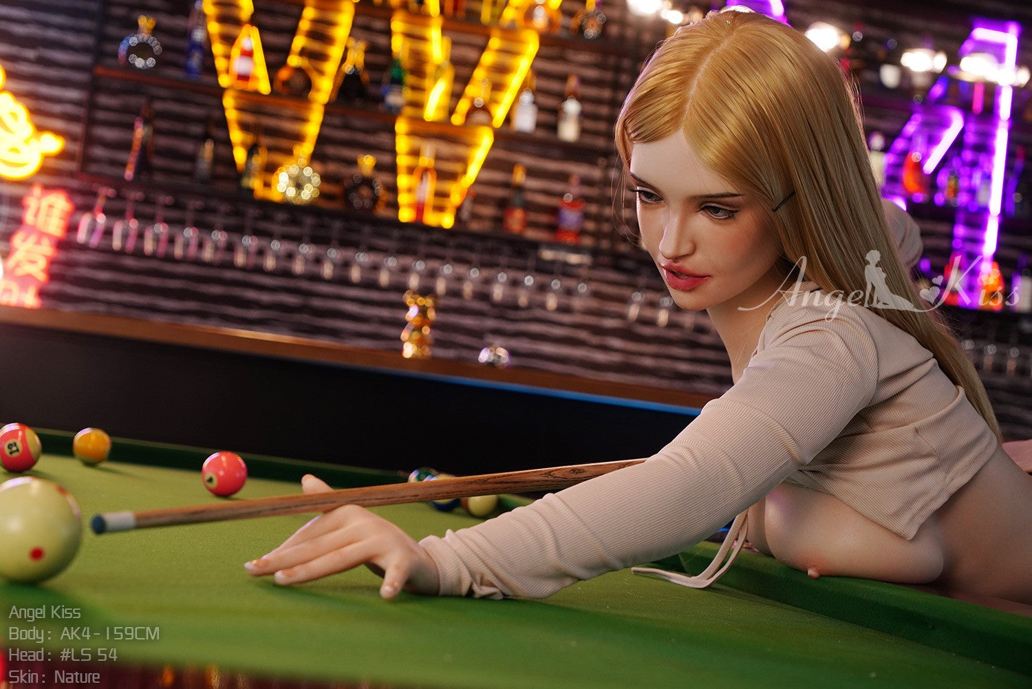Rae Sex Doll (Ak-Doll 159cm F-Kupa LS#54 Silicone)