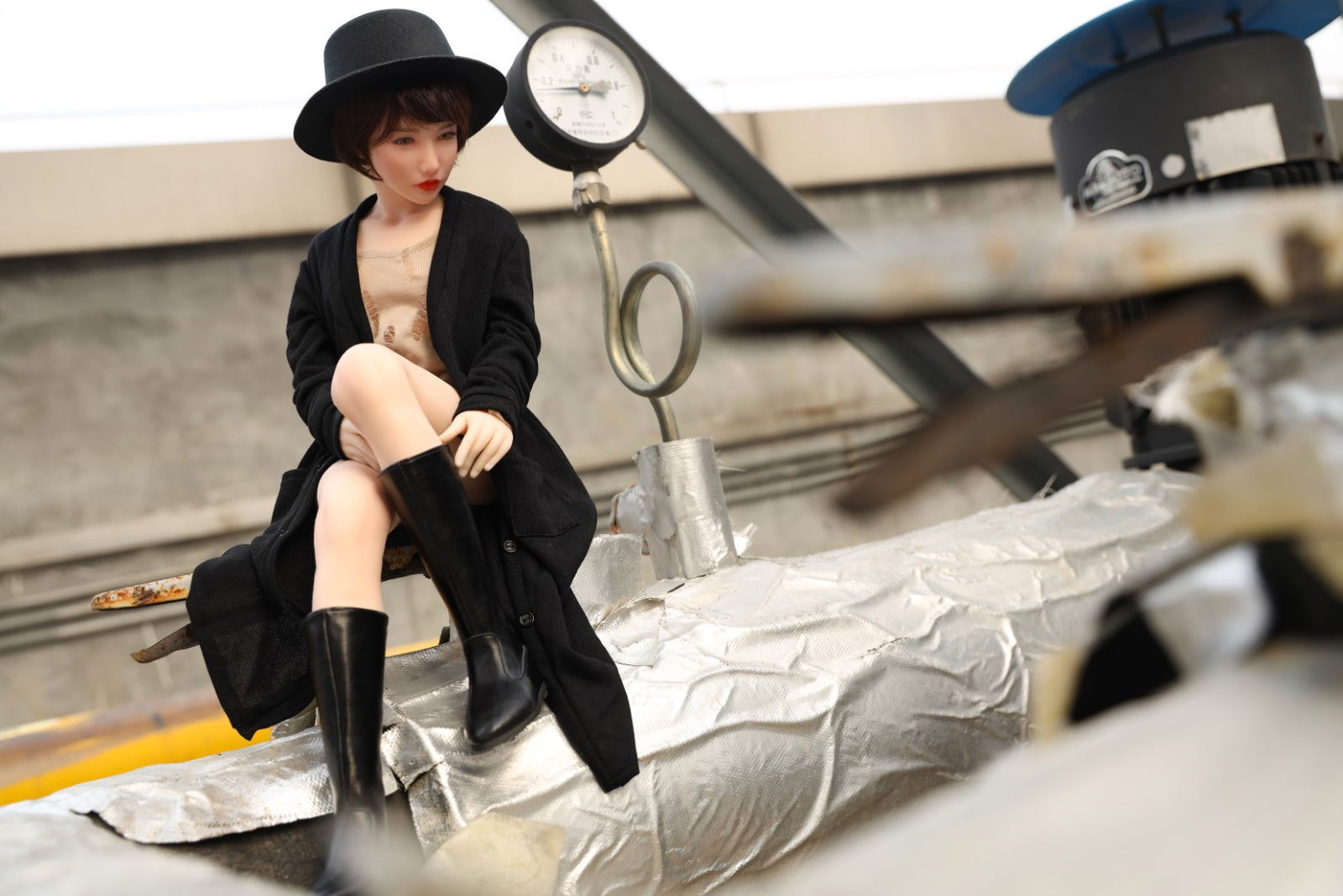 Reka bambola del sesso (Climax Doll Mini 60 cm Coppa B Silicone)