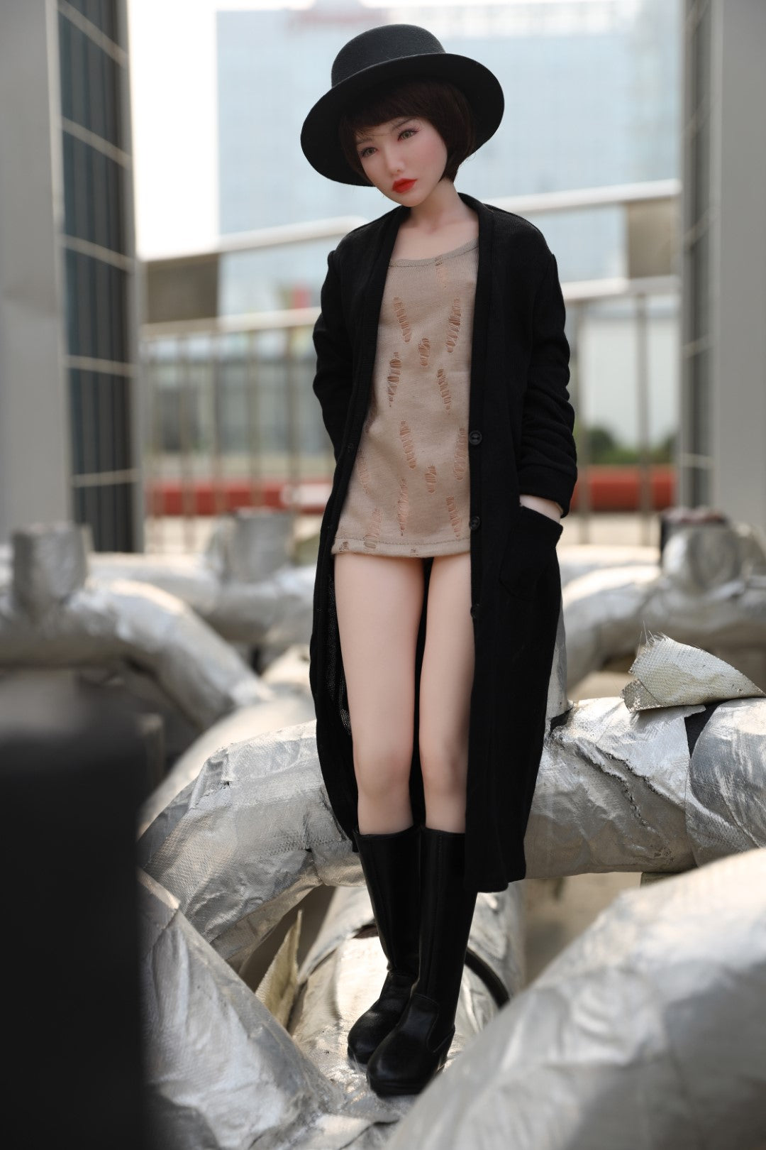 Reka bambola del sesso (Climax Doll Mini 60 cm Coppa B Silicone)