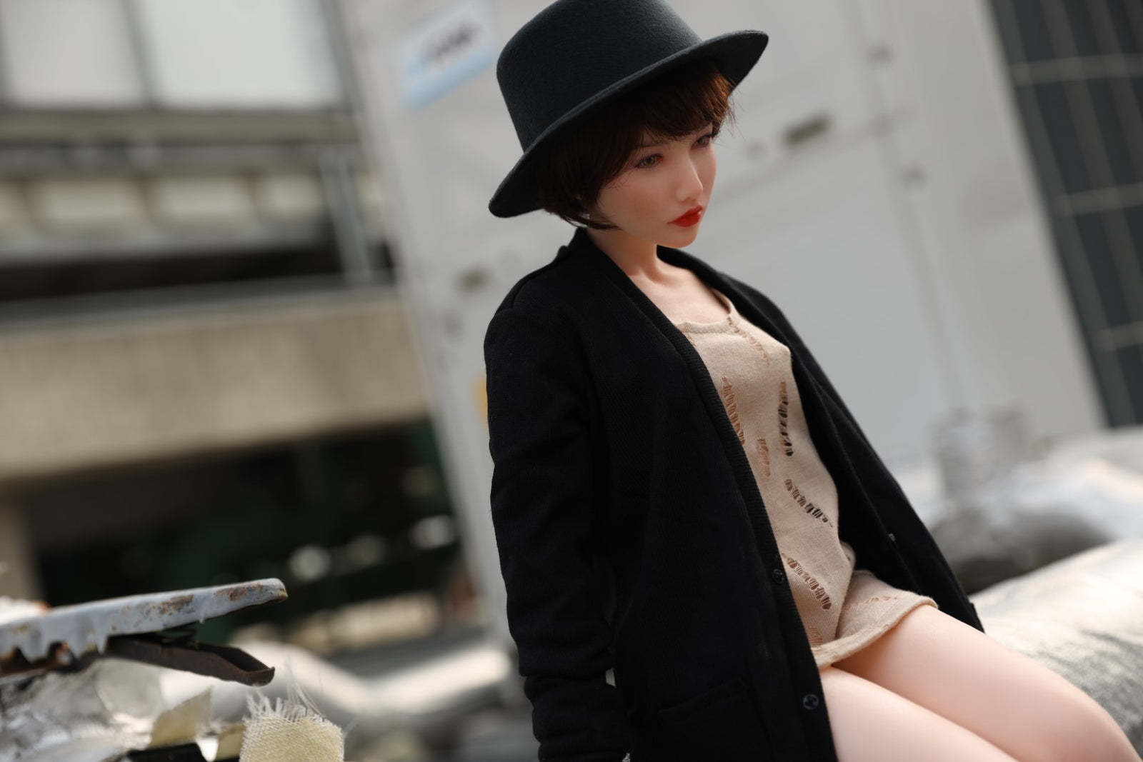 Reka bambola del sesso (Climax Doll Mini 60 cm Coppa B Silicone)