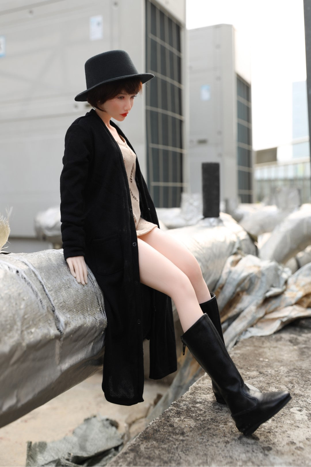 Reka bambola del sesso (Climax Doll Mini 60 cm Coppa B Silicone)