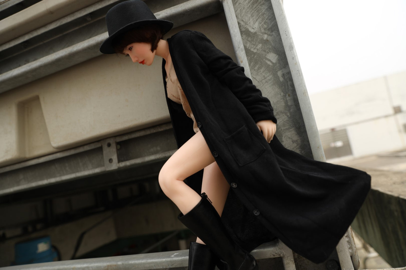 Reka bambola del sesso (Climax Doll Mini 60 cm Coppa B Silicone)