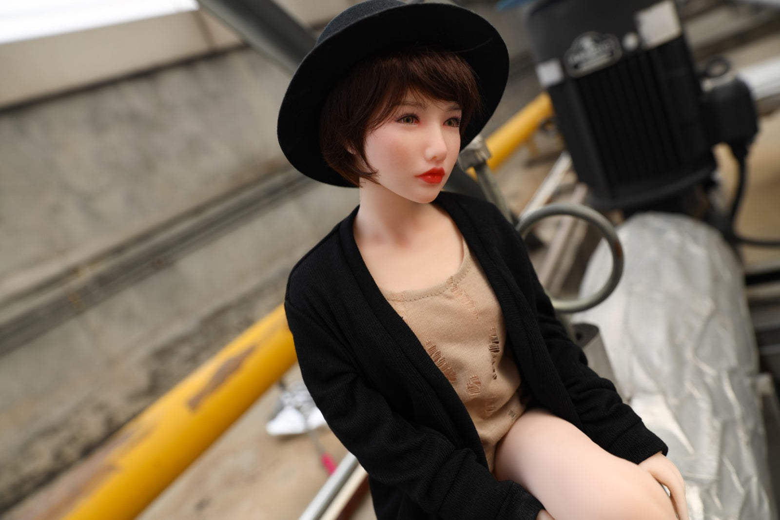 Reka bambola del sesso (Climax Doll Mini 60 cm Coppa B Silicone)