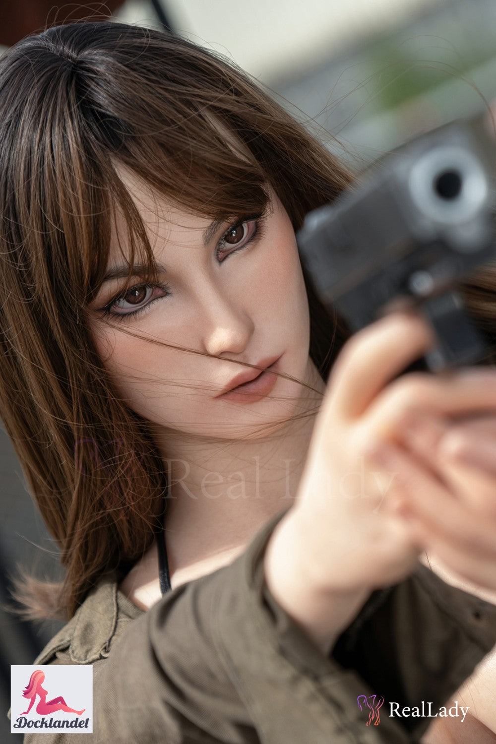 Catlin bambola del sesso (Real Lady 170 cm Coppa C S23 Silicone)