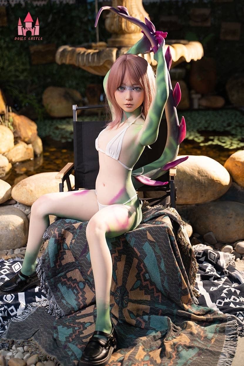 Bambola del sesso Ruoxi (Dolls Castle 132 cm Coppa A #S16 Silicone)