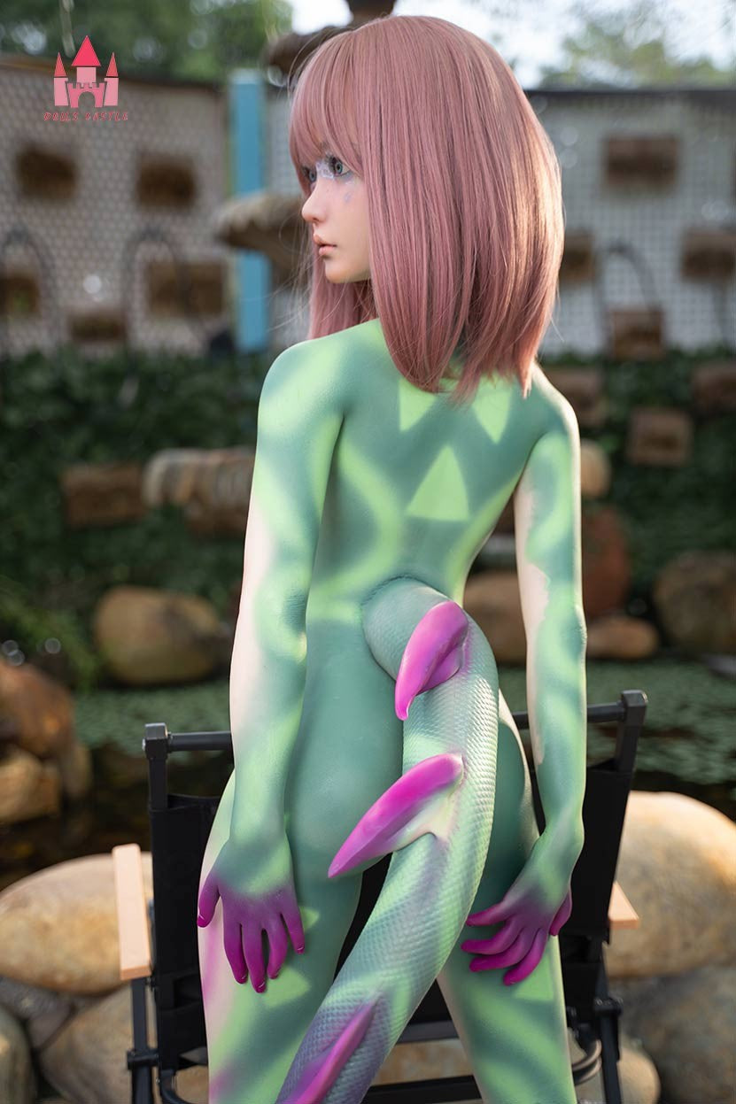 Bambola del sesso Ruoxi (Dolls Castle 132 cm Coppa A #S16 Silicone)