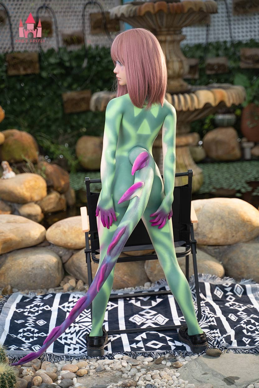 Bambola del sesso Ruoxi (Dolls Castle 132 cm Coppa A #S16 Silicone)