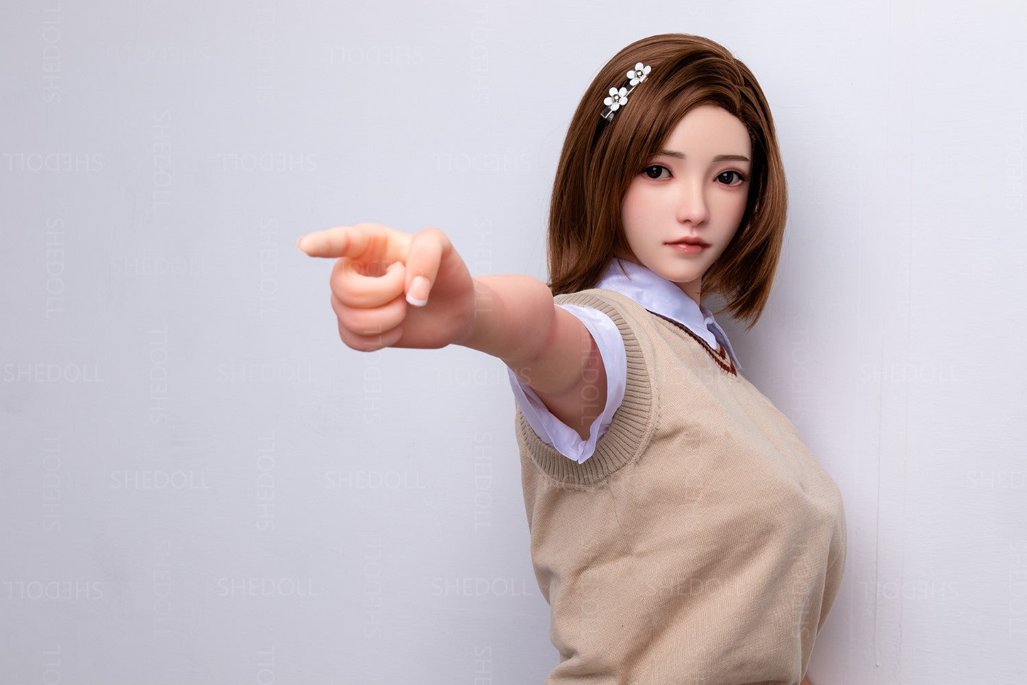 Bambola del sesso rosa (SHEDOLL Coppa C da 158 cm #SH022 TPE+silicone)