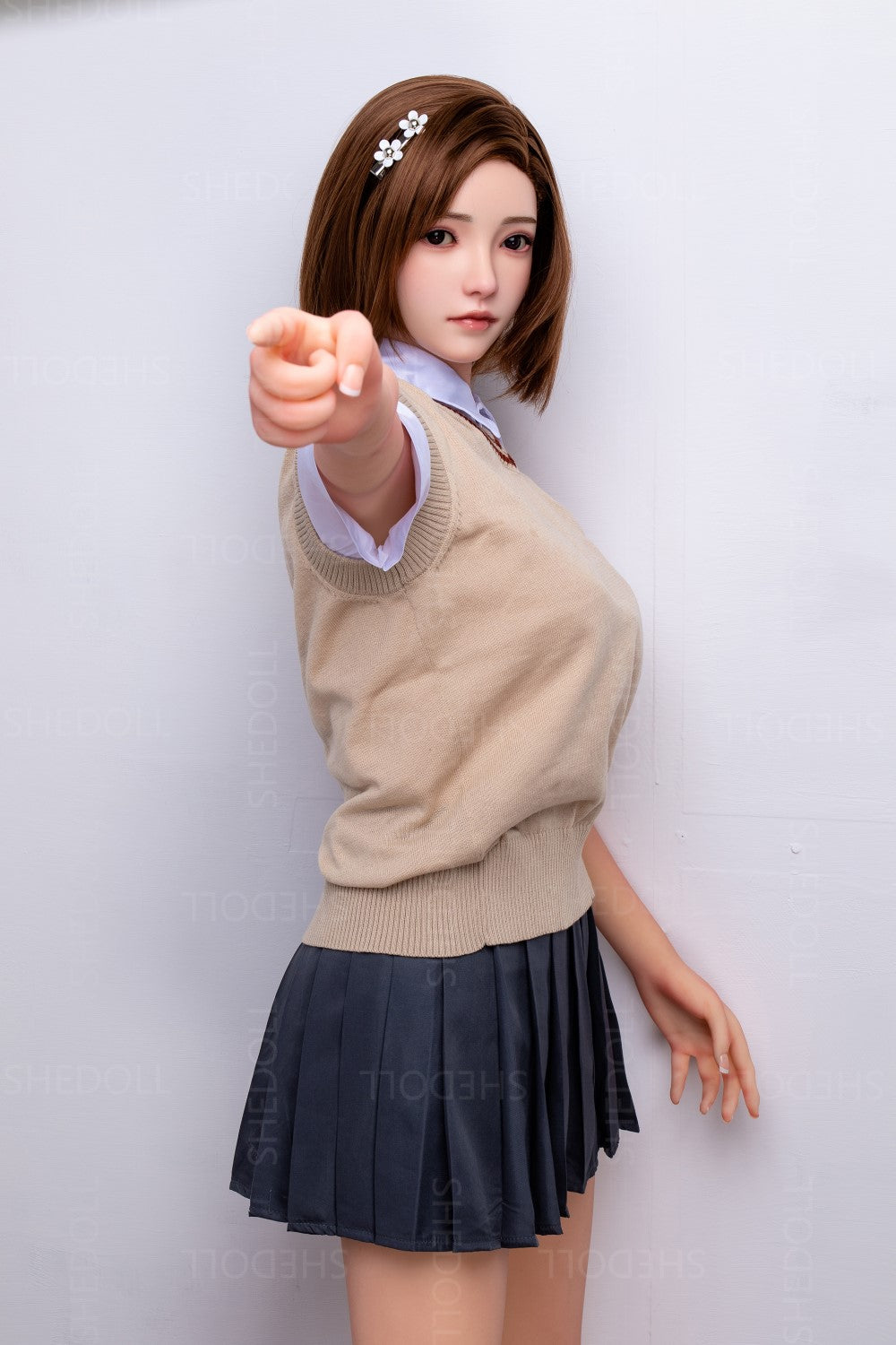 Bambola del sesso rosa (SHEDOLL Coppa C da 158 cm #SH022 TPE+silicone)