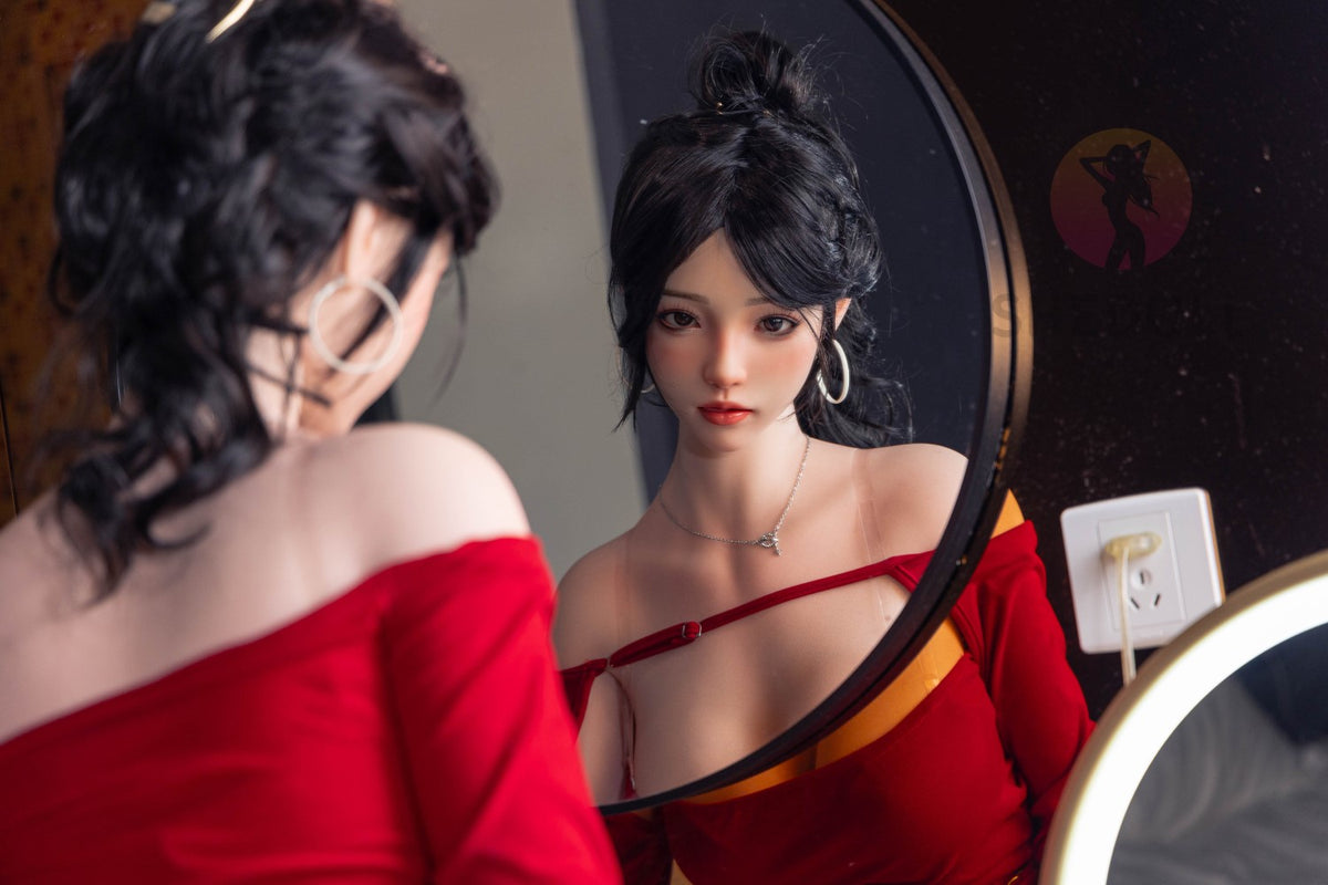 Bambola del sesso rosa (SHEDOLL Coppa E da 165 cm #SH051 2.0 in silicone)