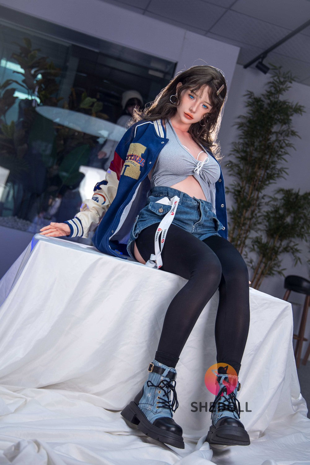 Tasha bambola del sesso (SHEDOLL Coppa E da 165 cm #SH052 in silicone)