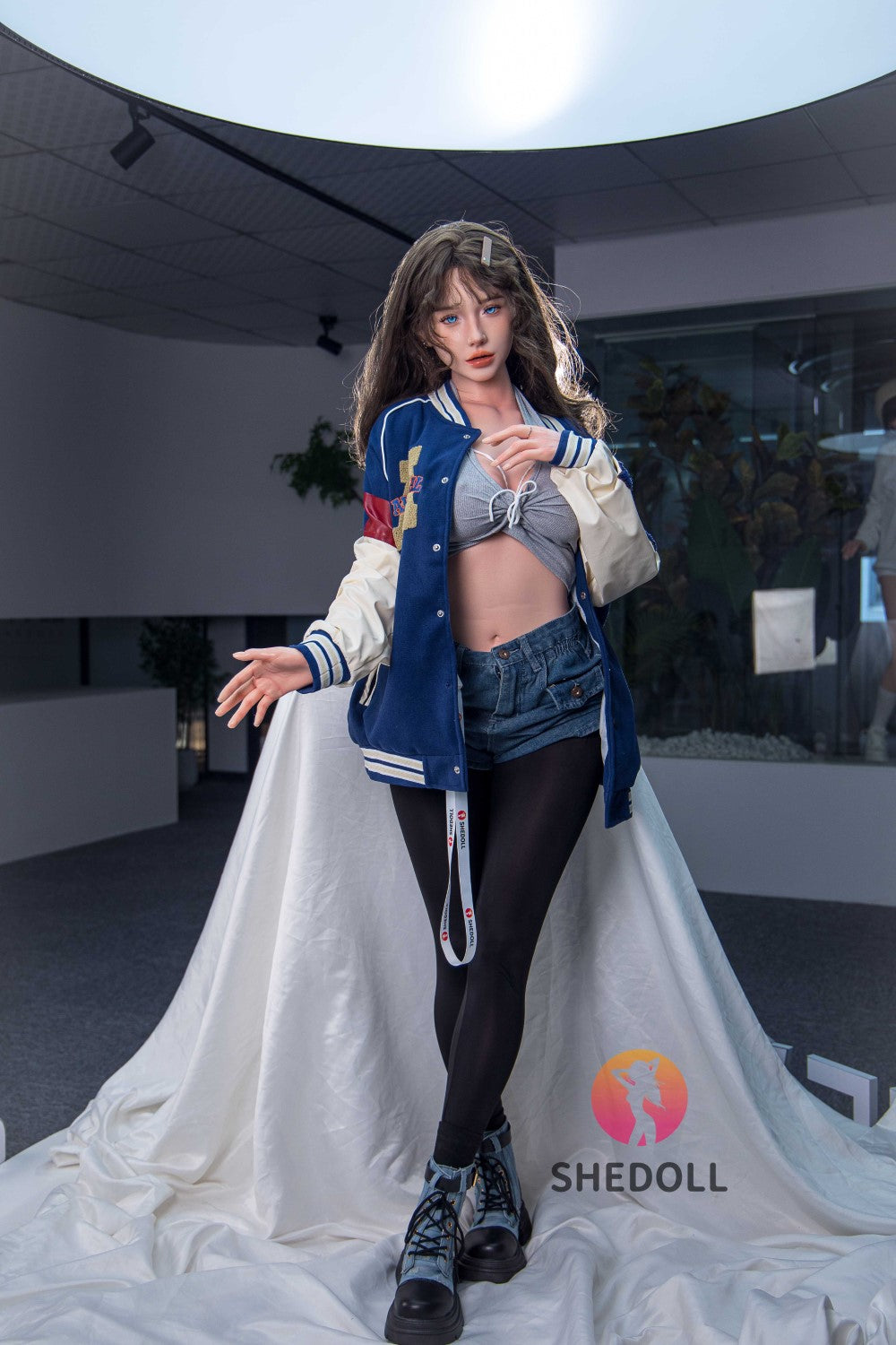 Tasha bambola del sesso (SHEDOLL Coppa E da 165 cm #SH052 in silicone)