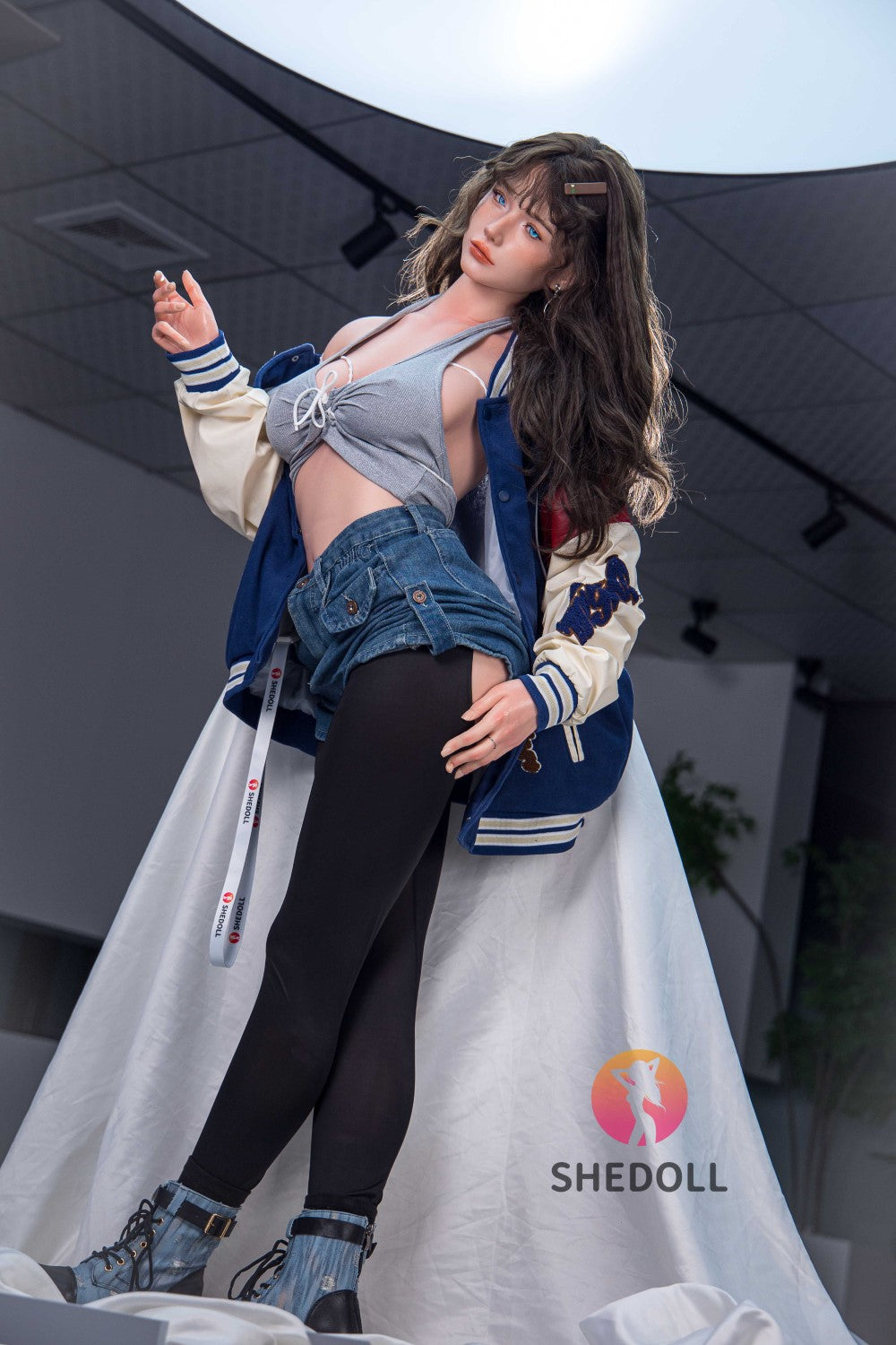 Tasha bambola del sesso (SHEDOLL Coppa E da 165 cm #SH052 in silicone)