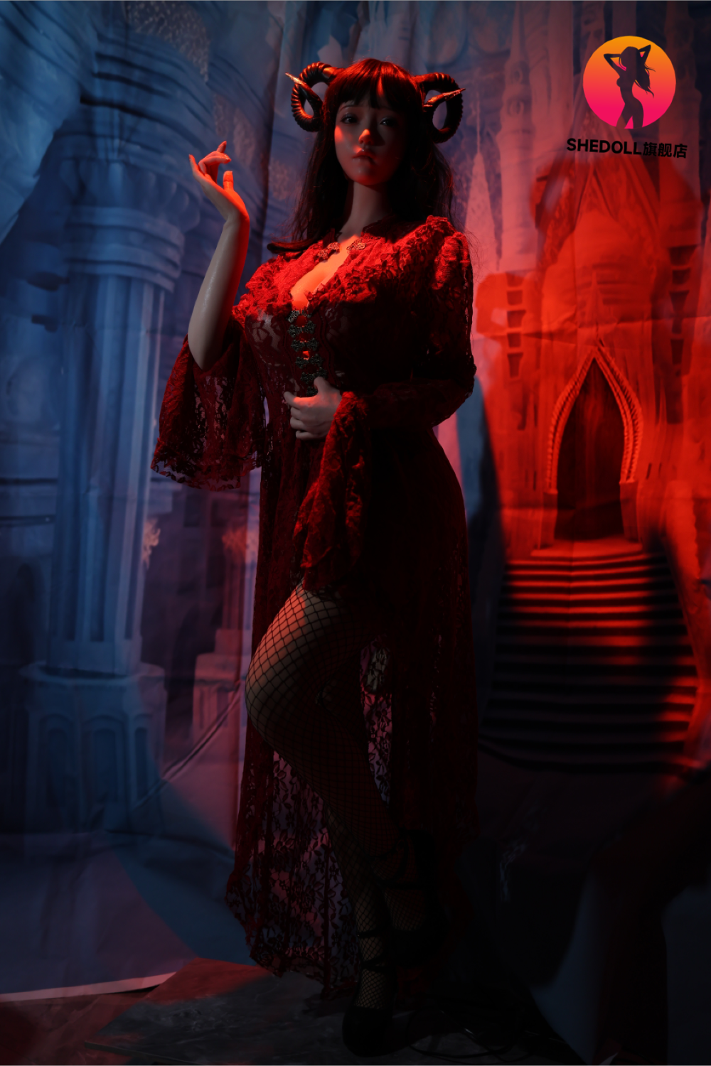 Chole bambola del sesso (SHEDOLL Coppa H da 163 cm #SH071 in silicone)