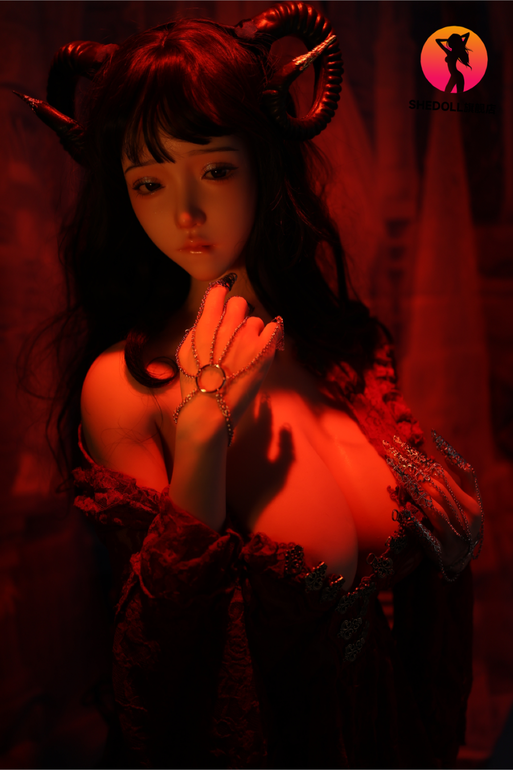 Chole bambola del sesso (SHEDOLL Coppa H da 163 cm #SH071 in silicone)