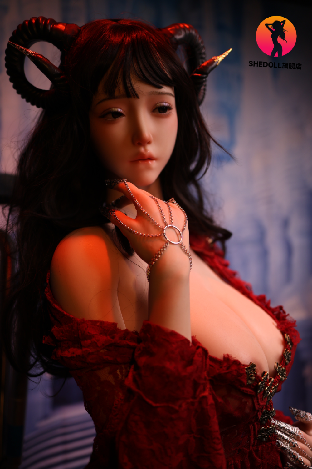 Chole bambola del sesso (SHEDOLL Coppa H da 163 cm #SH071 in silicone)