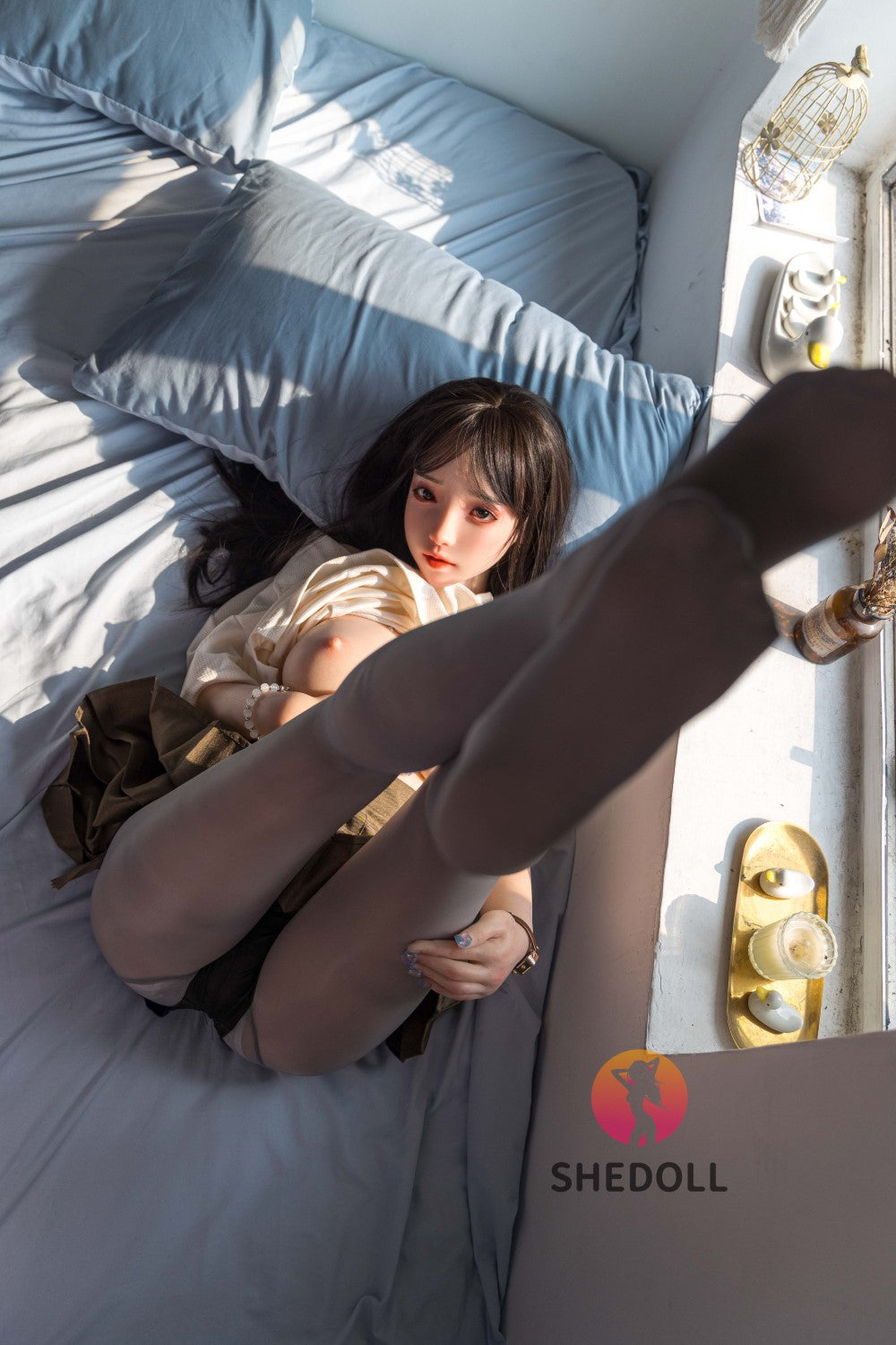 Roy bambola del sesso (SHEDOLL Coppa D da 148 cm #SH078 2.0 in silicone)