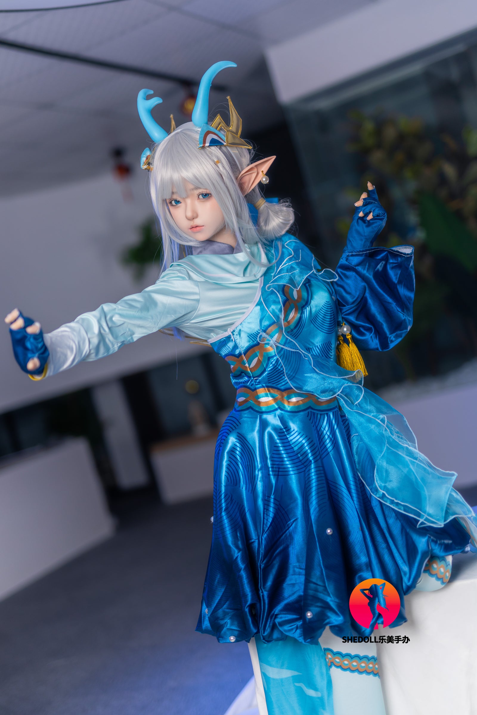 Aileen bambola del sesso (SHEDOLL Coppa D da 148 cm #SH087 2.0 in silicone)