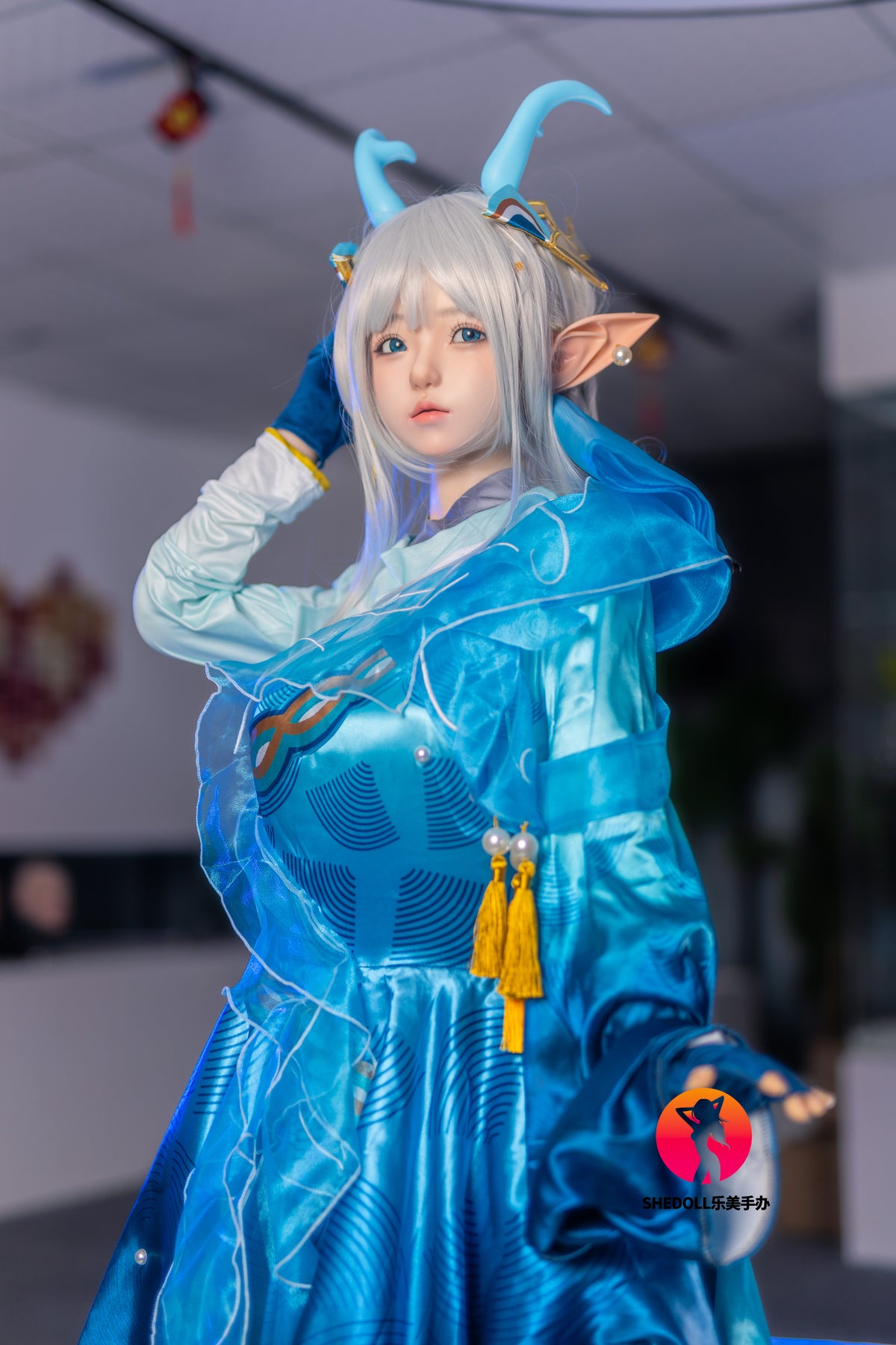 Aileen bambola del sesso (SHEDOLL Coppa D da 148 cm #SH087 2.0 in silicone)