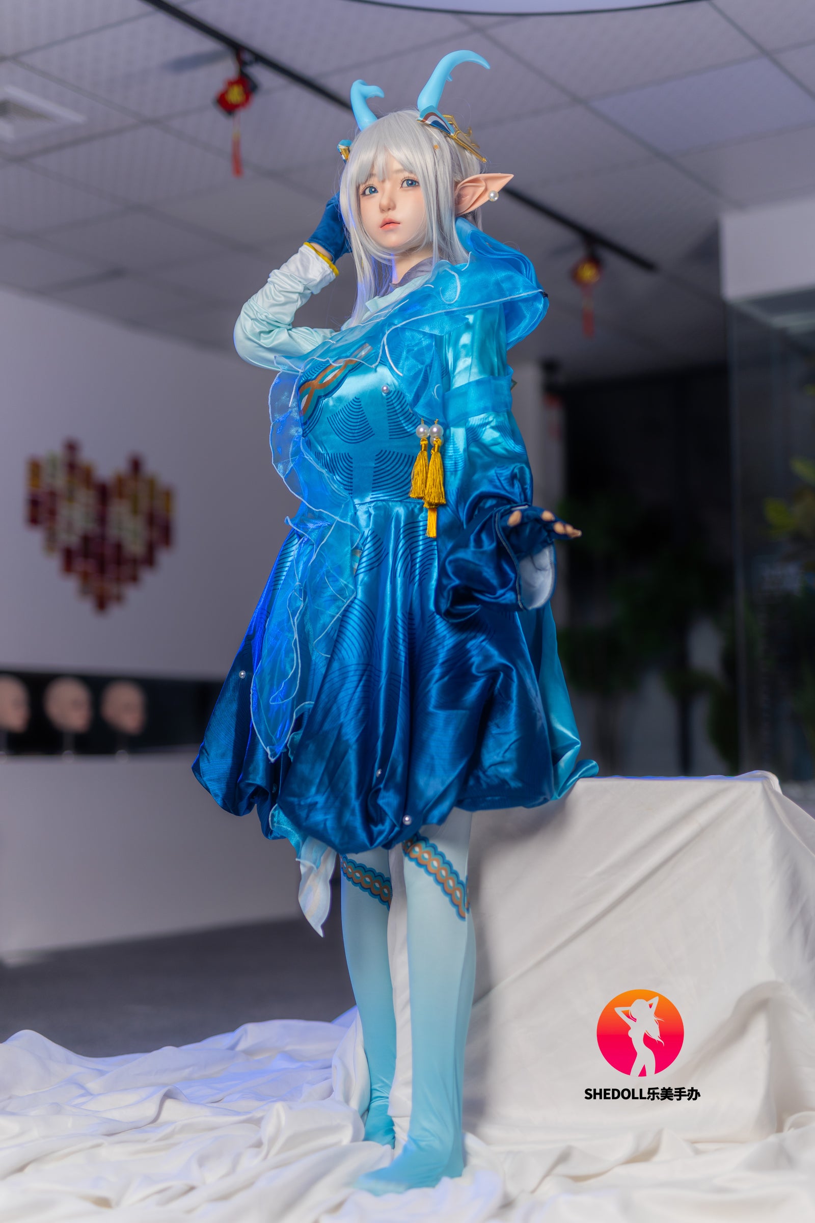 Aileen bambola del sesso (SHEDOLL Coppa D da 148 cm #SH087 2.0 in silicone)