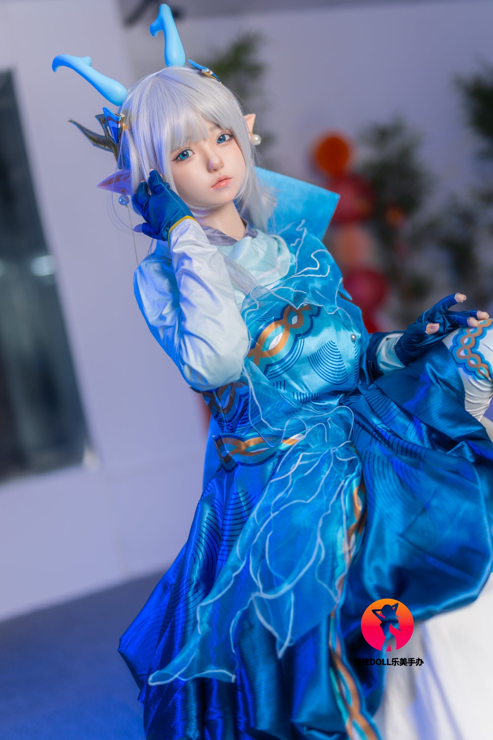 Aileen bambola del sesso (SHEDOLL Coppa D da 148 cm #SH087 2.0 in silicone)