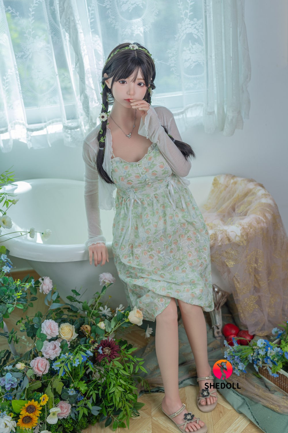 Bambola del sesso alla calce (SHEDOLL Coppa C da 158 cm #SH100 2.0 in silicone)