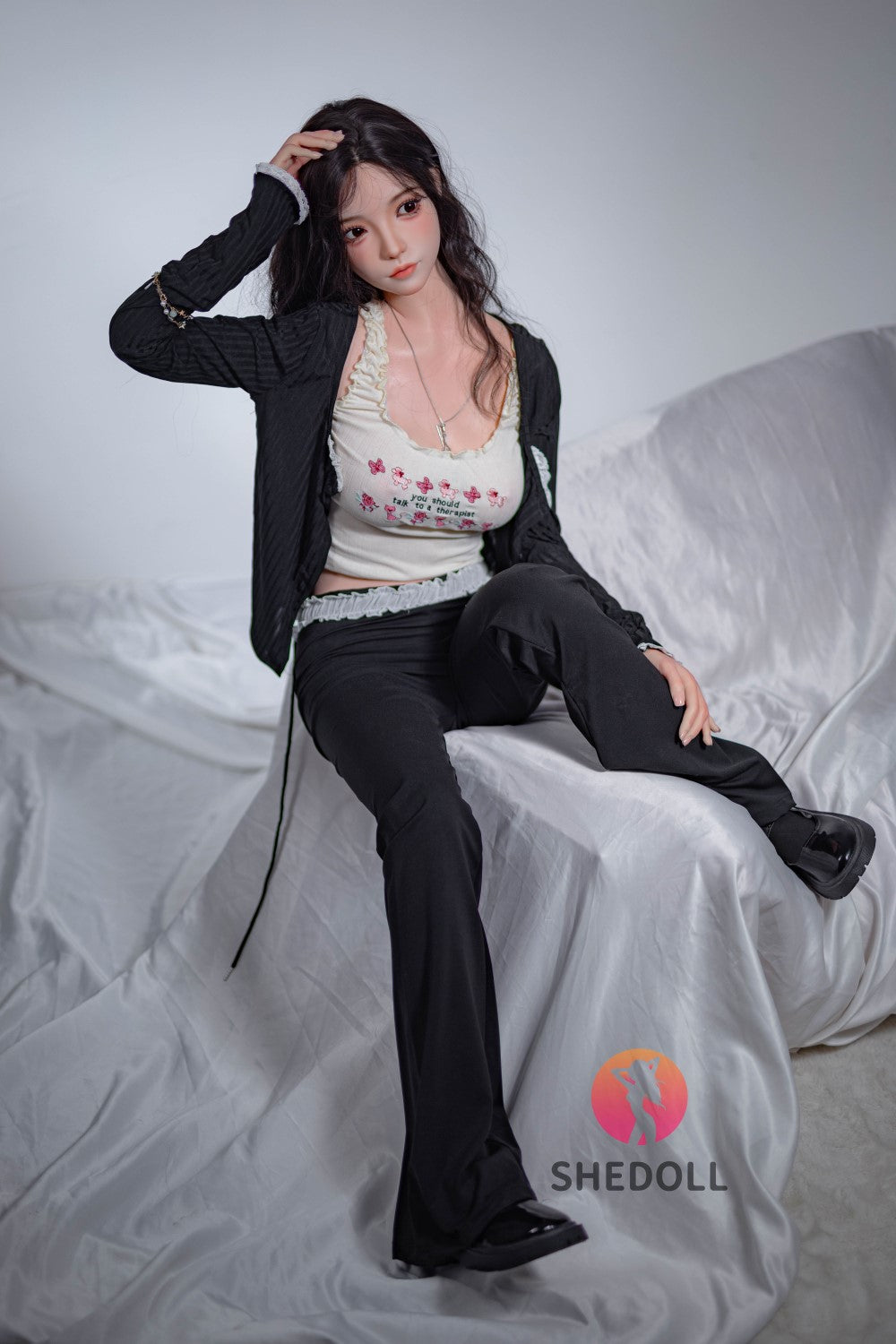 Bambola del sesso rosa (SHEDOLL Coppa C da 158 cm #SH105 in silicone)