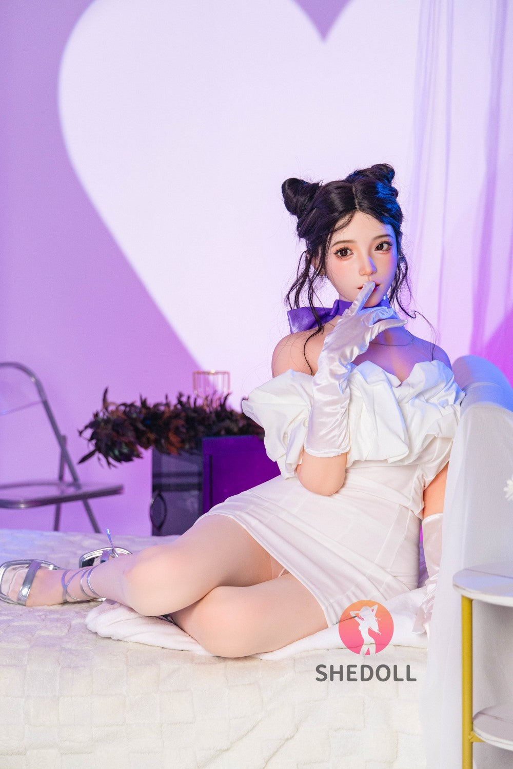 Bambola del sesso rosa (SHEDOLL Coppa D da 168 cm #SH138 2.0 TPE+silicone)