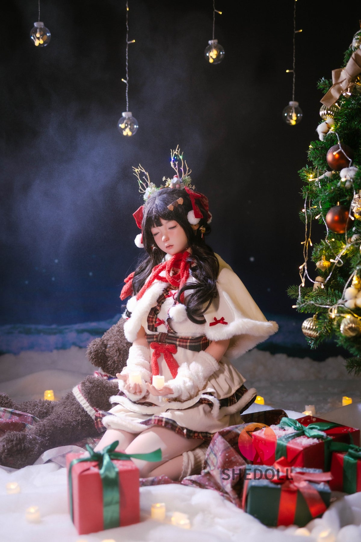 Bambola del sesso della Bella addormentata (SHEDOLL Coppa D da 148 cm #SH153 in silicone)