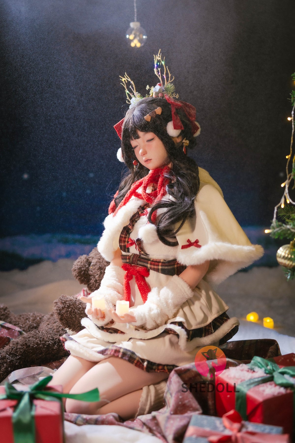 Bambola del sesso della Bella addormentata (SHEDOLL Coppa D da 148 cm #SH153 in silicone)