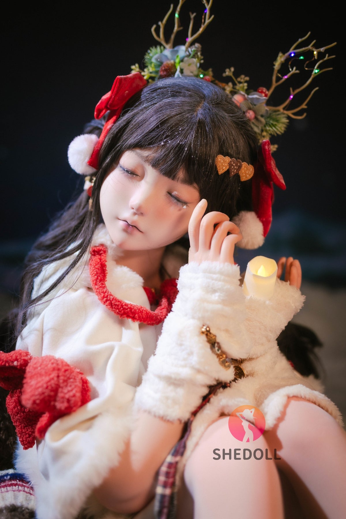 Bambola del sesso della Bella addormentata (SHEDOLL Coppa D da 148 cm #SH153 in silicone)