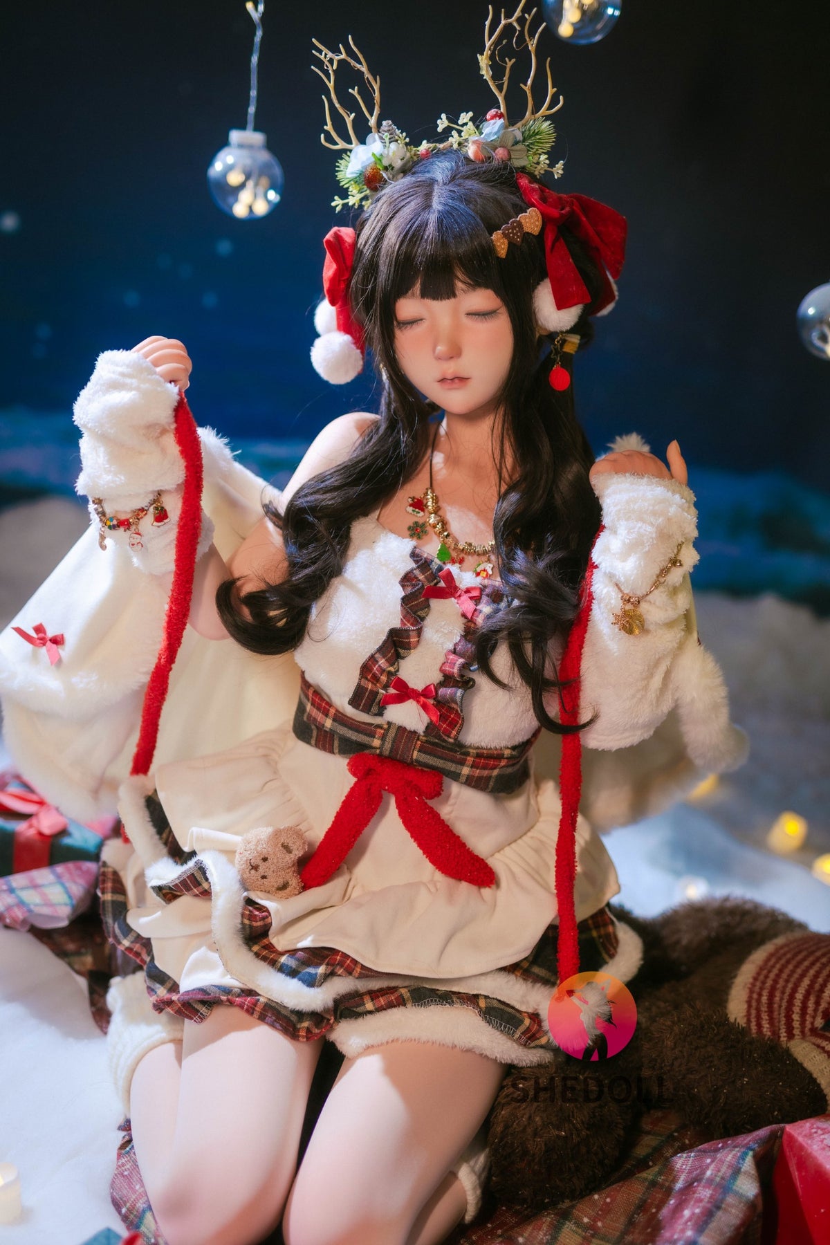 Bambola del sesso della Bella addormentata (SHEDOLL Coppa D da 148 cm #SH153 in silicone)