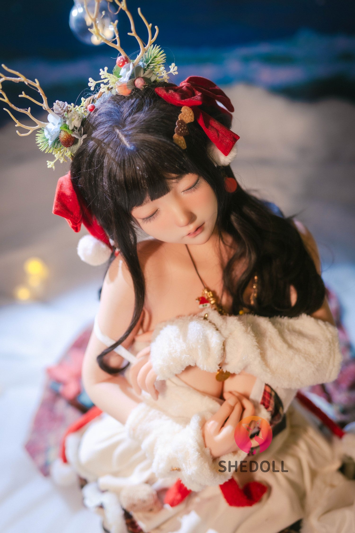 Bambola del sesso della Bella addormentata (SHEDOLL Coppa D da 148 cm #SH153 in silicone)