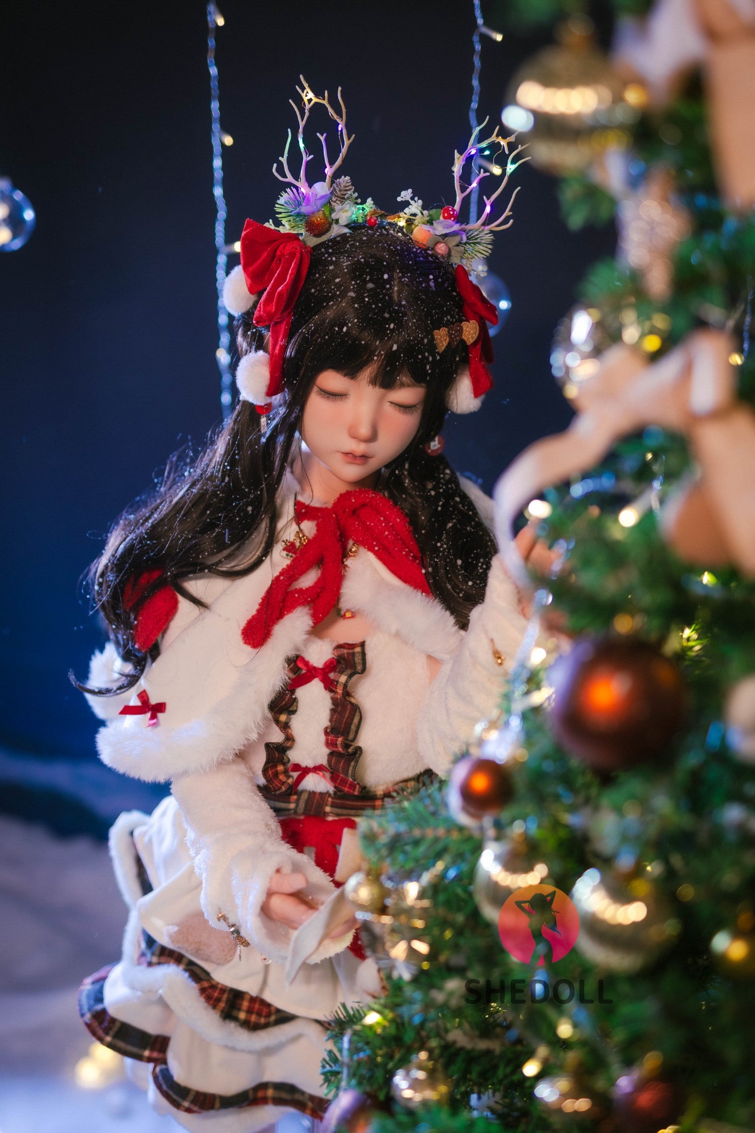 Bambola del sesso della Bella addormentata (SHEDOLL Coppa D da 148 cm #SH153 in silicone)