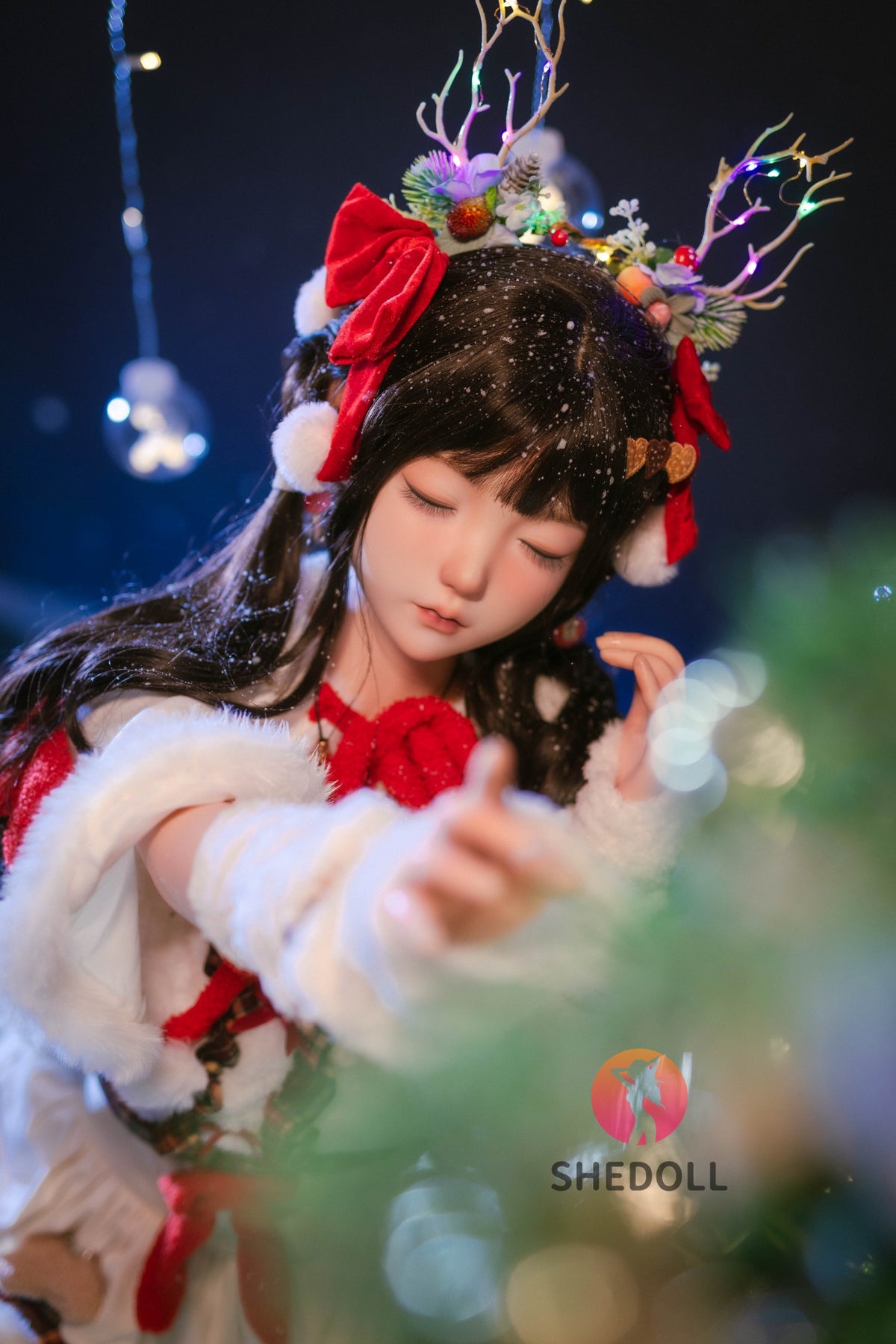 Bambola del sesso della Bella addormentata (SHEDOLL Coppa D da 148 cm #SH153 in silicone)