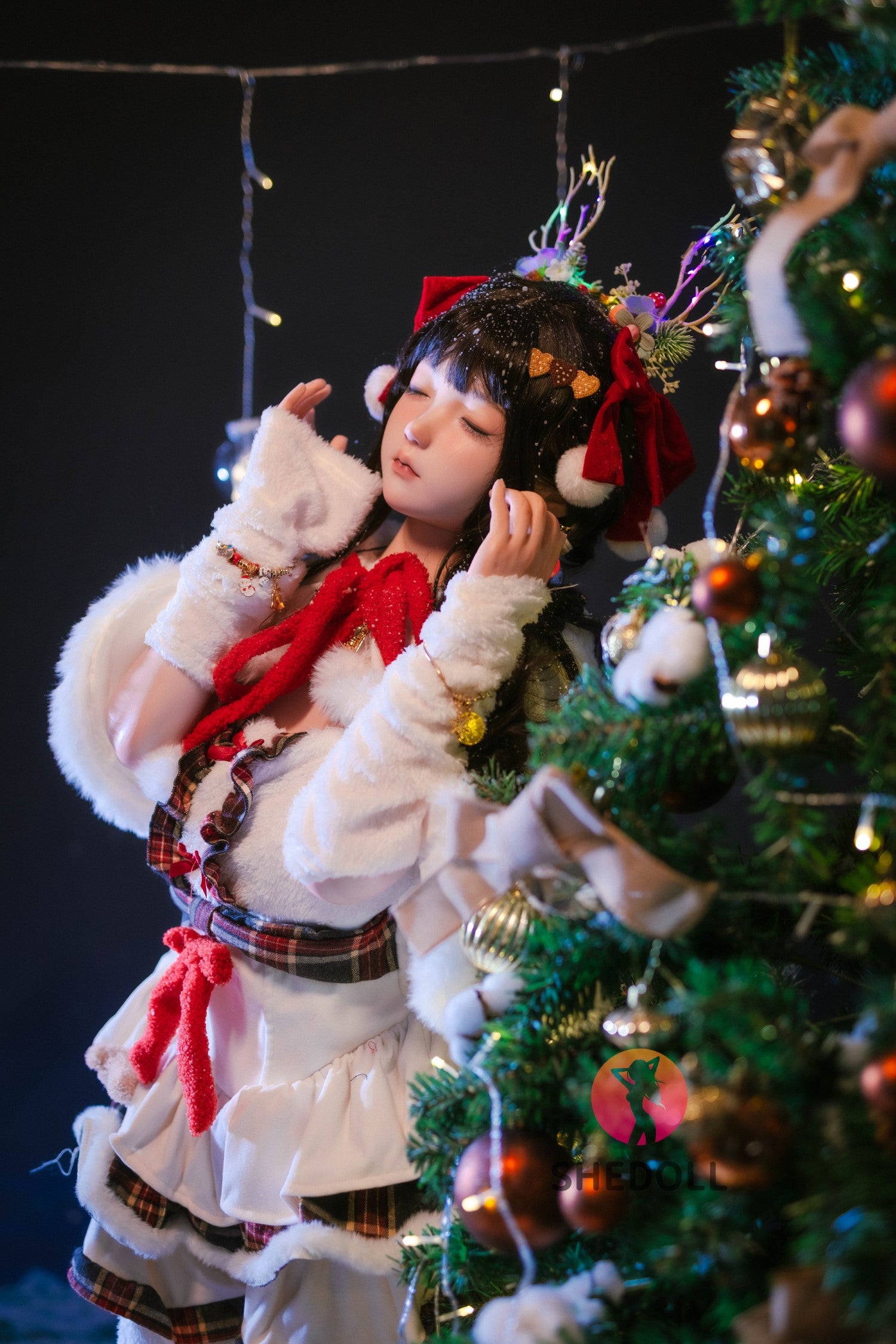 Bambola del sesso della Bella addormentata (SHEDOLL Coppa D da 148 cm #SH153 in silicone)