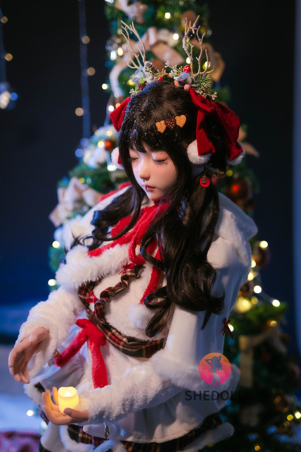 Bambola del sesso della Bella addormentata (SHEDOLL Coppa D da 148 cm #SH153 in silicone)