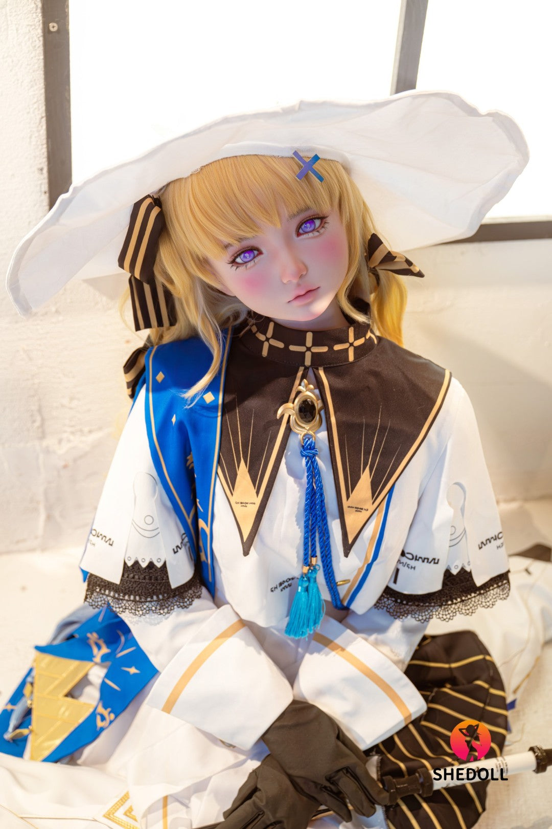 Phoebe bambola del sesso (SHEDOLL Coppa A da 152 cm #SH189 2.0 TPE+silicone)