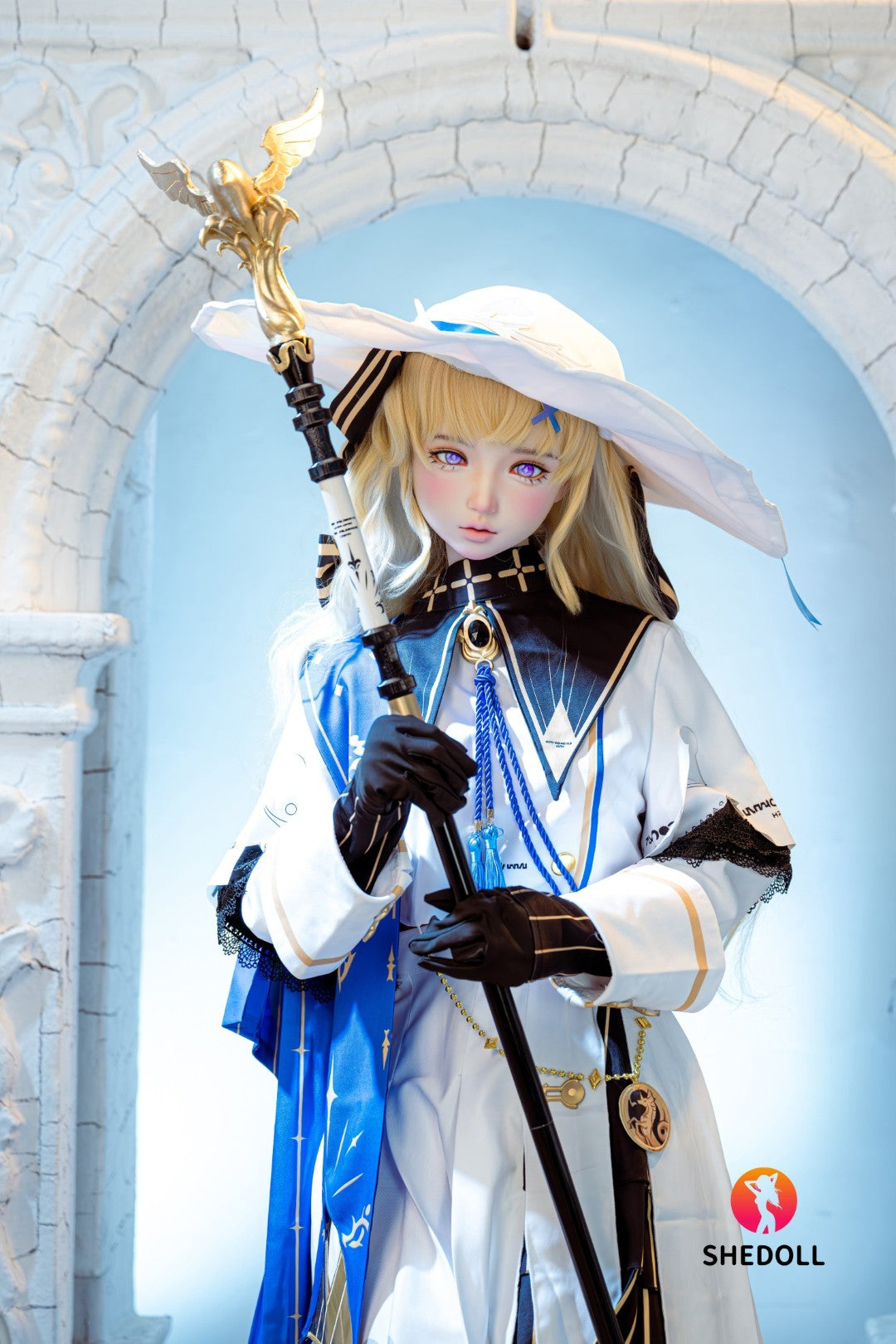 Phoebe bambola del sesso (SHEDOLL Coppa A da 152 cm #SH189 2.0 TPE+silicone)