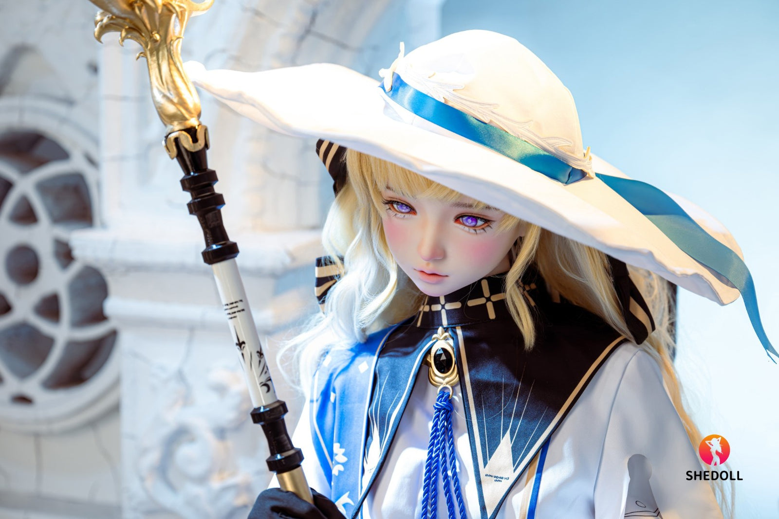 Phoebe bambola del sesso (SHEDOLL Coppa A da 152 cm #SH189 2.0 TPE+silicone)