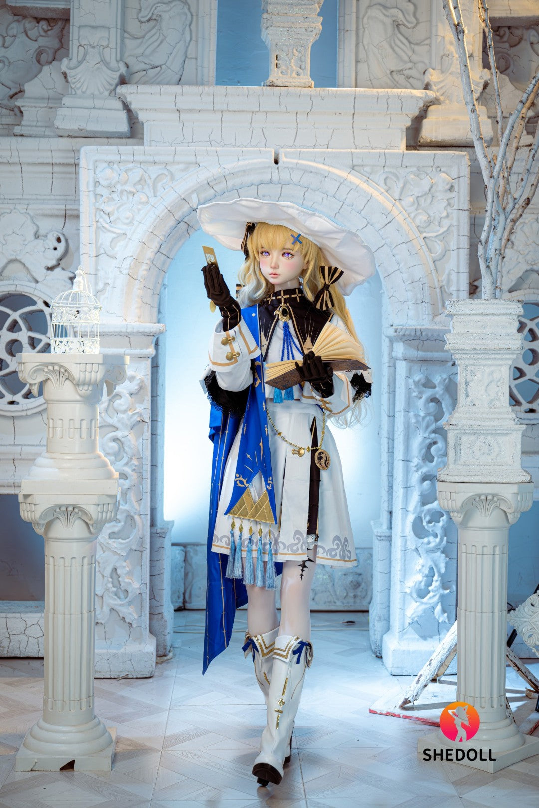 Phoebe bambola del sesso (SHEDOLL Coppa A da 152 cm #SH189 2.0 TPE+silicone)