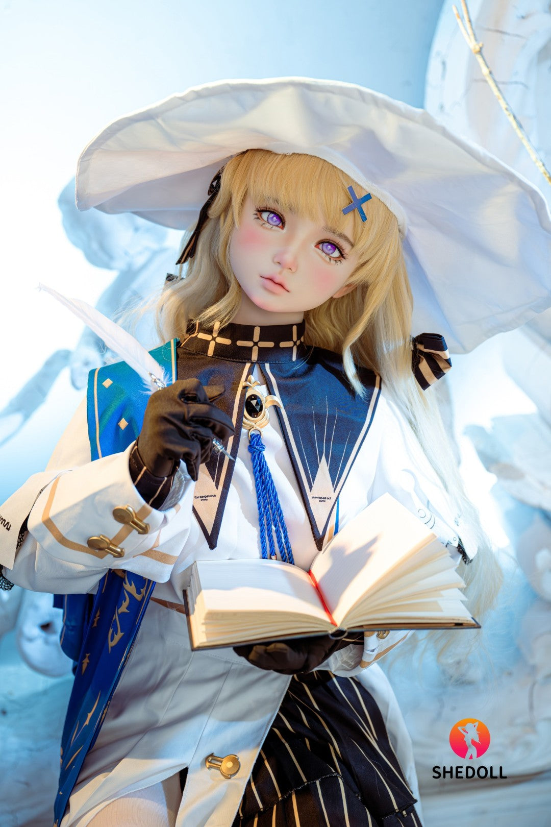 Phoebe bambola del sesso (SHEDOLL Coppa A da 152 cm #SH189 2.0 TPE+silicone)