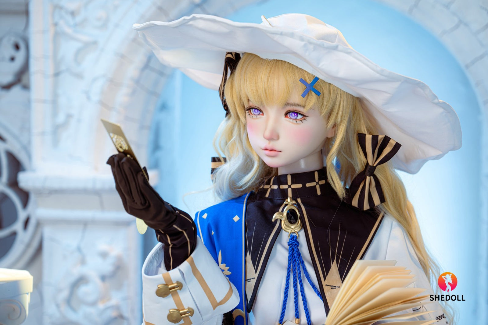 Phoebe bambola del sesso (SHEDOLL Coppa A da 152 cm #SH189 2.0 TPE+silicone)