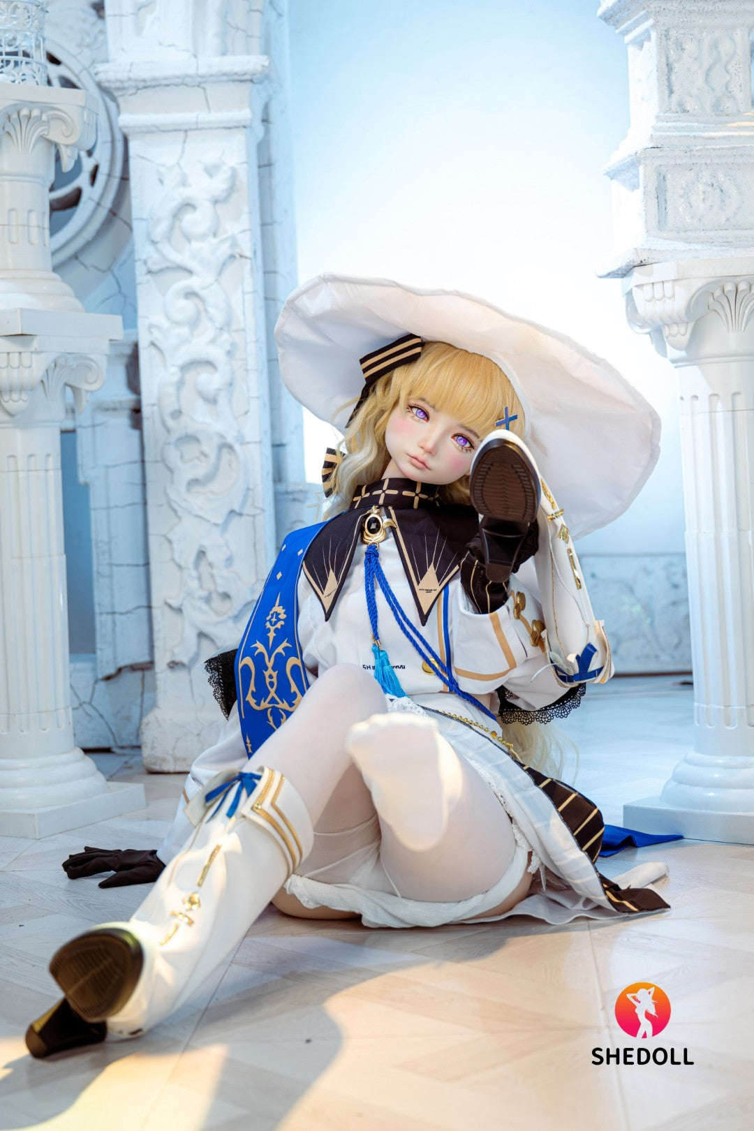 Phoebe bambola del sesso (SHEDOLL Coppa A da 152 cm #SH189 2.0 TPE+silicone)