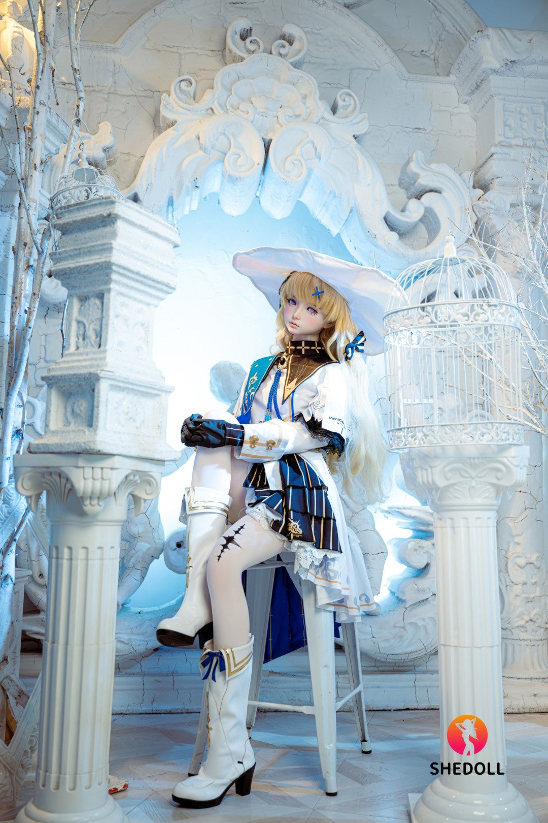 Phoebe bambola del sesso (SHEDOLL Coppa A da 152 cm #SH189 2.0 TPE+silicone)